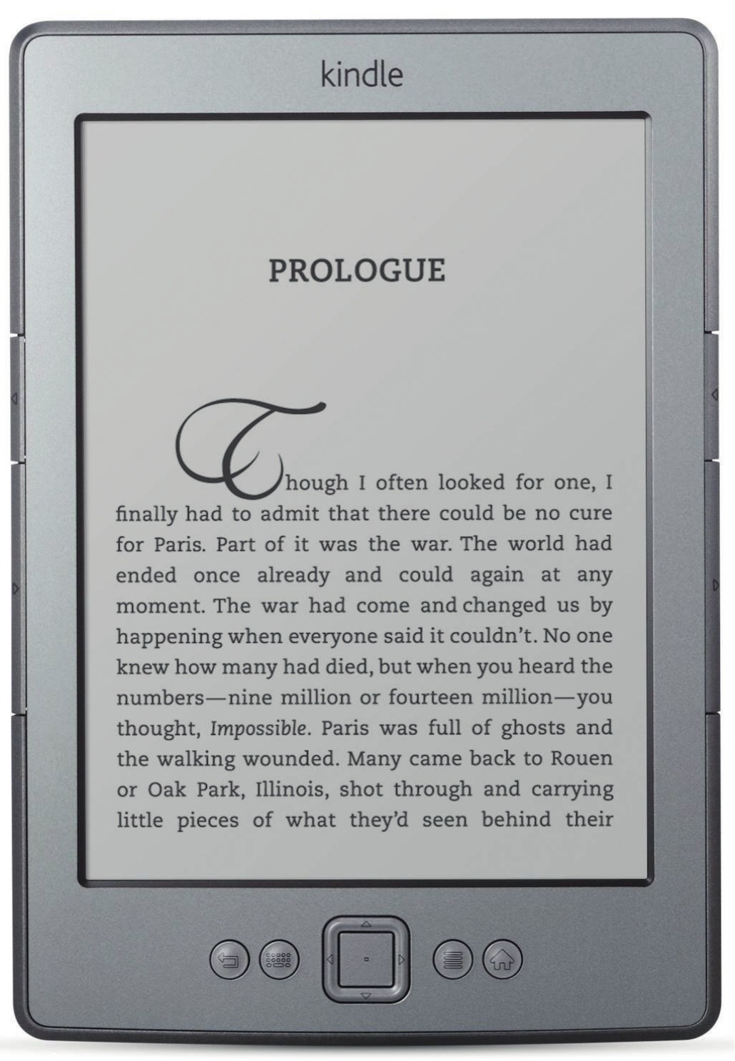 Za test postopka odklepanja Amazonovega sistema smo uporabili bralnik Kindle četrte generacije.